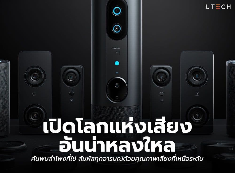 เปิดโลกแห่งเสียงอันน่าหลงใหล ค้นพบลำโพงที่ใช่ สัมผัสทุกอารมณ์ด้วยคุณภาพเสียงที่เหนือระดับ