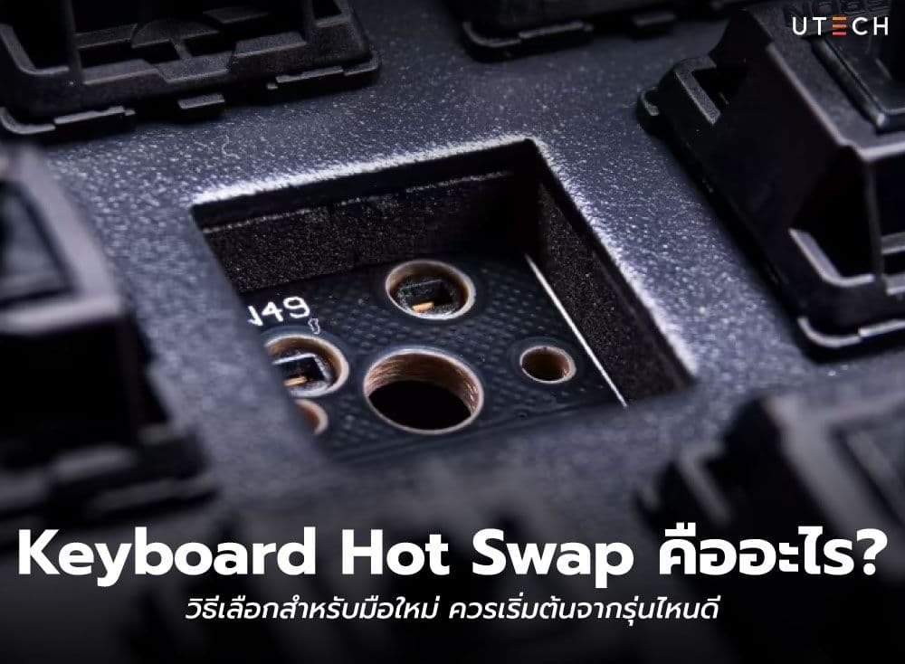 Keyboard Hot Swap คืออะไร? วิธีเลือกสำหรับมือใหม่ ควรเริ่มต้นจากรุ่นไหนดี?