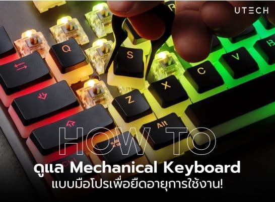 How to วิธีการดูแลรักษา Mechanical Keyboard ให้สะอาด ยืดอายุการใช้งาน